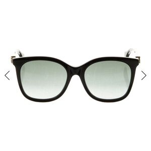 Gucci Black and White Sunglasses